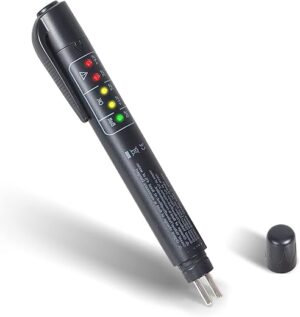 KINGBOLEN Brake Fluid Tester With 5 LED Indicators