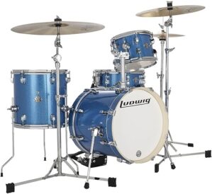 Ludwig Breakbeats 4-piece Shell Pack – Azure Sparkle