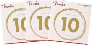 Fender Bronze Acoustic Strings, Ball End, 70XL