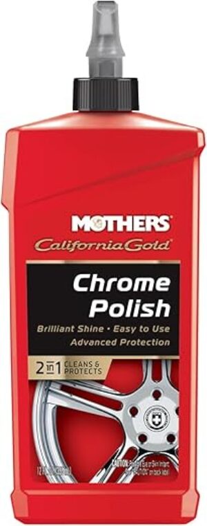 Mothers California Gold Chrome Polish, 12 Oz