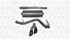 Corsa Cat-Back Exhaust System 14873BLK