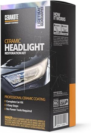 CERAKOTE Ceramic Headlight Restoration Kit - Lasts Lifetime
