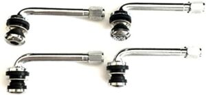 AVN Motorsports Chrome Tire Valve Stems 90 Degree