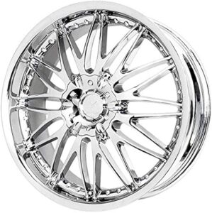 Verde Custom Wheels Chrome Wheel With Painted Finish (17x7.5)