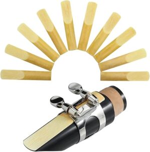 SUEWIO Clarinet Reeds, Strength 2.5, 10 Pack