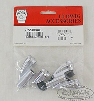 Ludwig Classic Bass Drum Claw Hook 2 Pack