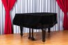 Clairevoire Classic Velvet Grand Piano Cover (Charcoal Black, C6)