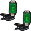 ChromaCast Clip On Chromatic Tuner, Vanilla Cream (CC-440-VC-2PK)