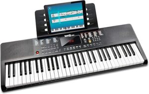RockJam Compact 61 Key Keyboard With Accessories