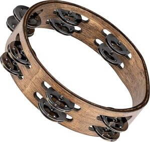 Meinl Percussion Compact 8-Inch Walnut Brown Tambourine