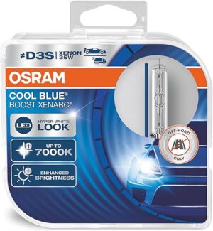 OSRAM Cool Blue Boost D3S Xenon Bulbs 66340CBB-HCB
