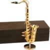 Seawoo Copper Miniature Saxophone With Stand And Case