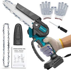 QSDXNYDC Cordless Mini 6 Inch Chainsaw For 18V LXT