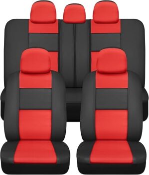 BDK Croc Skin Faux Leather Car Seat Covers