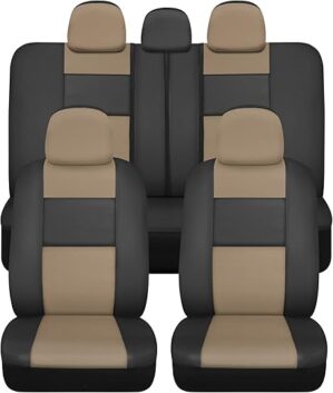 BDK Croc Skin Faux Leather Car Seat Covers