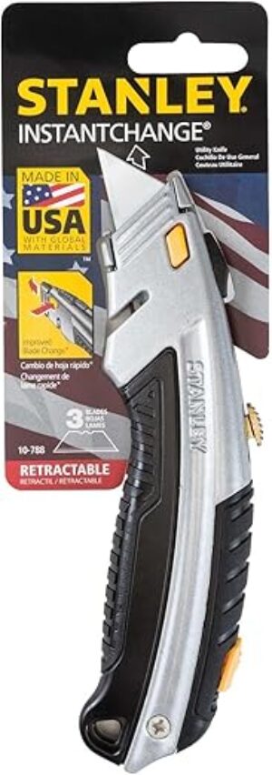 STANLEY Curved Quick-Change Utility Knife, 10788
