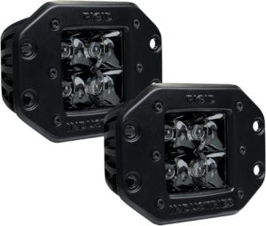 RIGID D-Series LED Spot Flush Mount, Pair