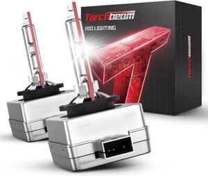 Torchbeam D1S HID Bulbs, 6000K Cool White, 2-Pack