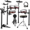 Donner DED-200 MAX Electronic Drum Set, Mesh Heads