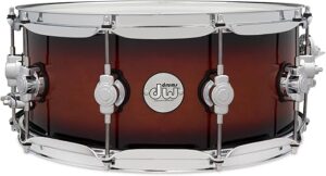 DW Design Series Snare Drum – Tobacco Burst