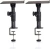 Gator Frameworks Desktop Clamp-On Monitor Stand Set (GFWSPKSTMNDSKCMP)