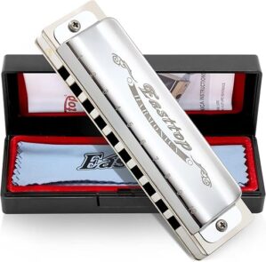 East top Diatonic Blues Harmonica Key Of C, T008