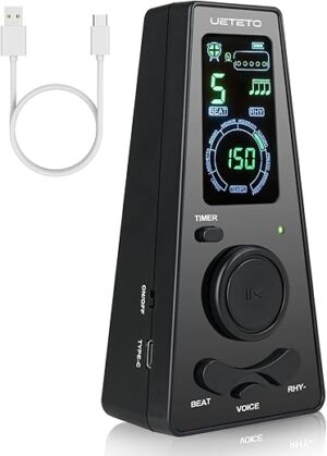 Ueteto Digital Metronome With Timer And Display