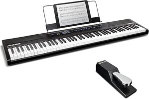 Alesis Digital Piano Bundle - 88 Semi Weighted Keys