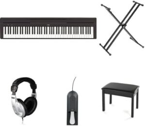 YAMAHA Digital Piano With Stand, Bench, Headphones