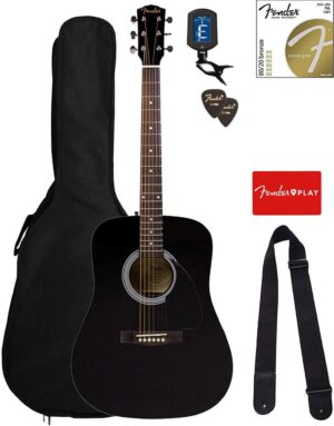 Fender Dreadnought Acoustic Guitar Bundle With Accessories
