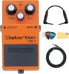 BOSS DS-1 Distortion Bundle with Accessories