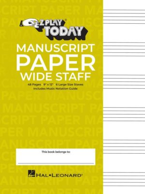 E-Z Play Today Manuscript Paper
