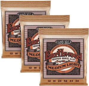 Ernie Ball Earthwood Phosphor Bronze Acoustic Strings P03446