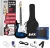 LyxPro Electric Guitar Kit Bundle With Amplifier