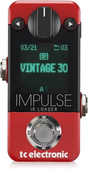TC Electronic Electric Guitar Single Effect, Red/Black