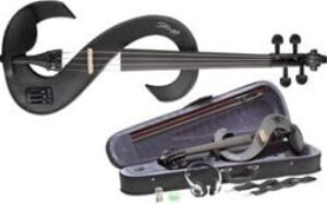 Stagg Electric Violin Outfit - Metallic Black