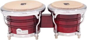 Toca Elite Pro Wood Bongos Crimson Fade