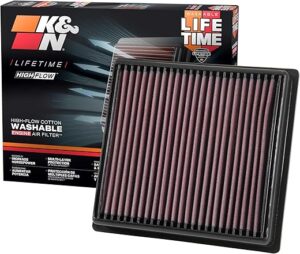K&N Engine Air Filter: Reusable, Washable, Replacement