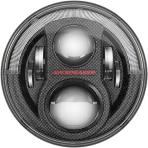 J.W. SPEAKER Evolution J2 Carbon Fiber 7″ Round, 2 Pack