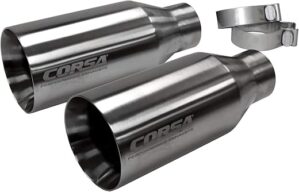 Corsa Exhaust Tip Kit 14051 Round Satin