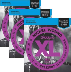 D'Addario EXL120BT Balanced Tension Electric Strings