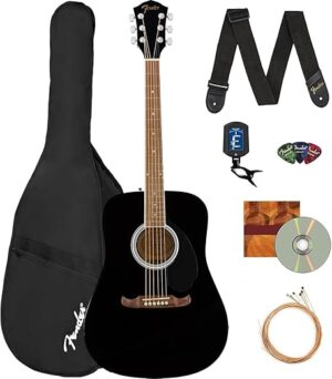 Fender FA-125 Dreadnought Acoustic Guitar Bundle
