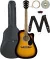 Fender FA-125CE Cutaway Acoustic-Electric Guitar Bundle