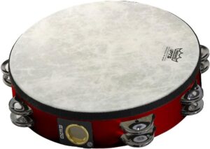 Remo Fiberskyn Tambourine – Deep Red, 8