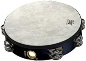 Remo Fiberskyn Tambourine - Quadura Black, 8