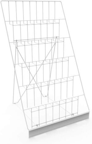 FixtureDisplays FixtureDisplays® 18" W Tabletop Literature Organizer For Magazines & Brochures
