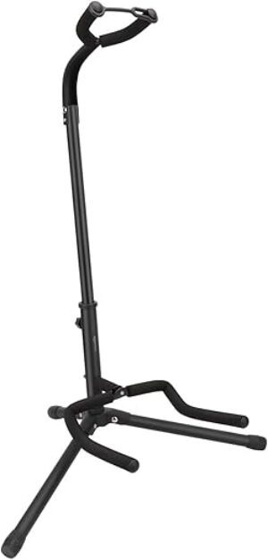 Amazon Basics Foldable Padded Guitar Stand, Black