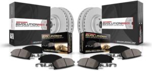 POWERSTOP Front And Rear CRK5871 Brake Kit