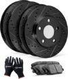 R1 Concepts Front Rear Brakes And Rotors Kit