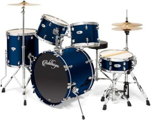 Ashthorpe Full Size Adult Drum Set - Blue